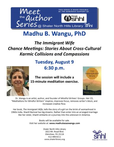 meet the author - Madhu Wangu